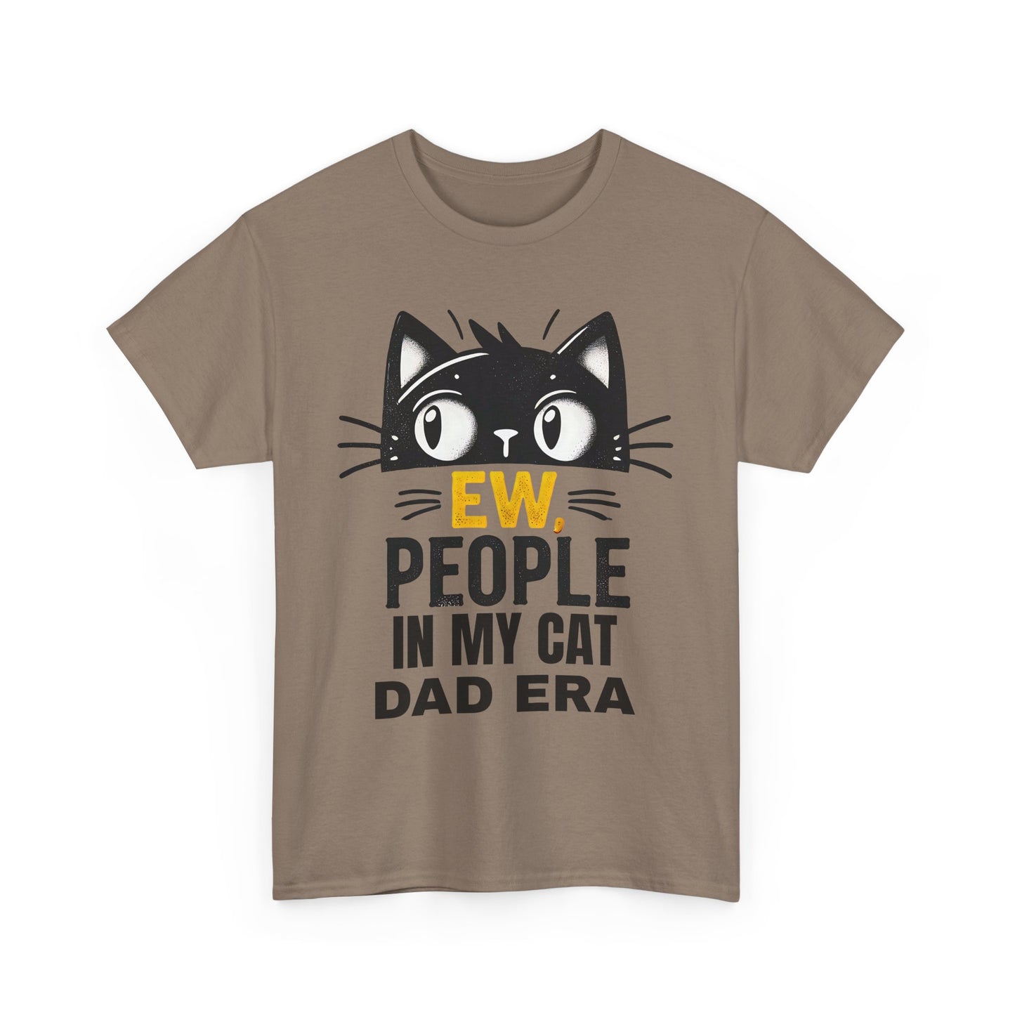 PEOPLE IN MY CAT DAD ERA Unisex Heavy Cotton Tee