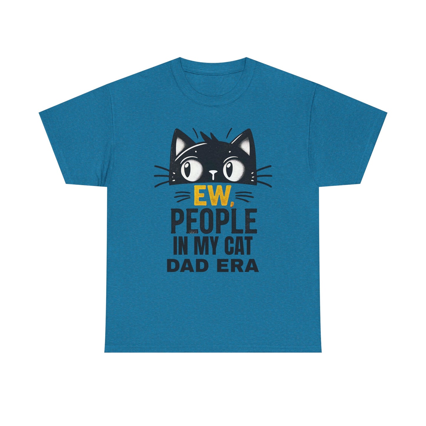 PEOPLE IN MY CAT DAD ERA Unisex Heavy Cotton Tee