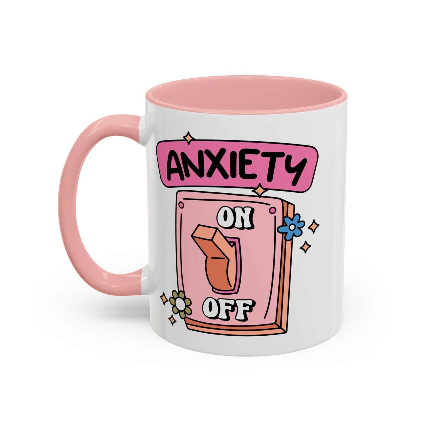 Anxiety On/Off Accent Coffee Mug