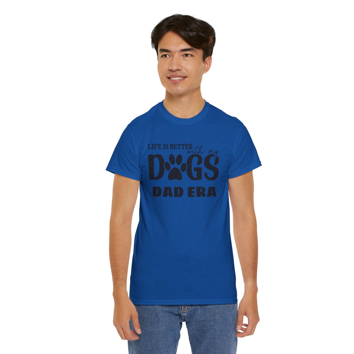 Life is Better with My Dogs Unisex Heavy Cotton Tee