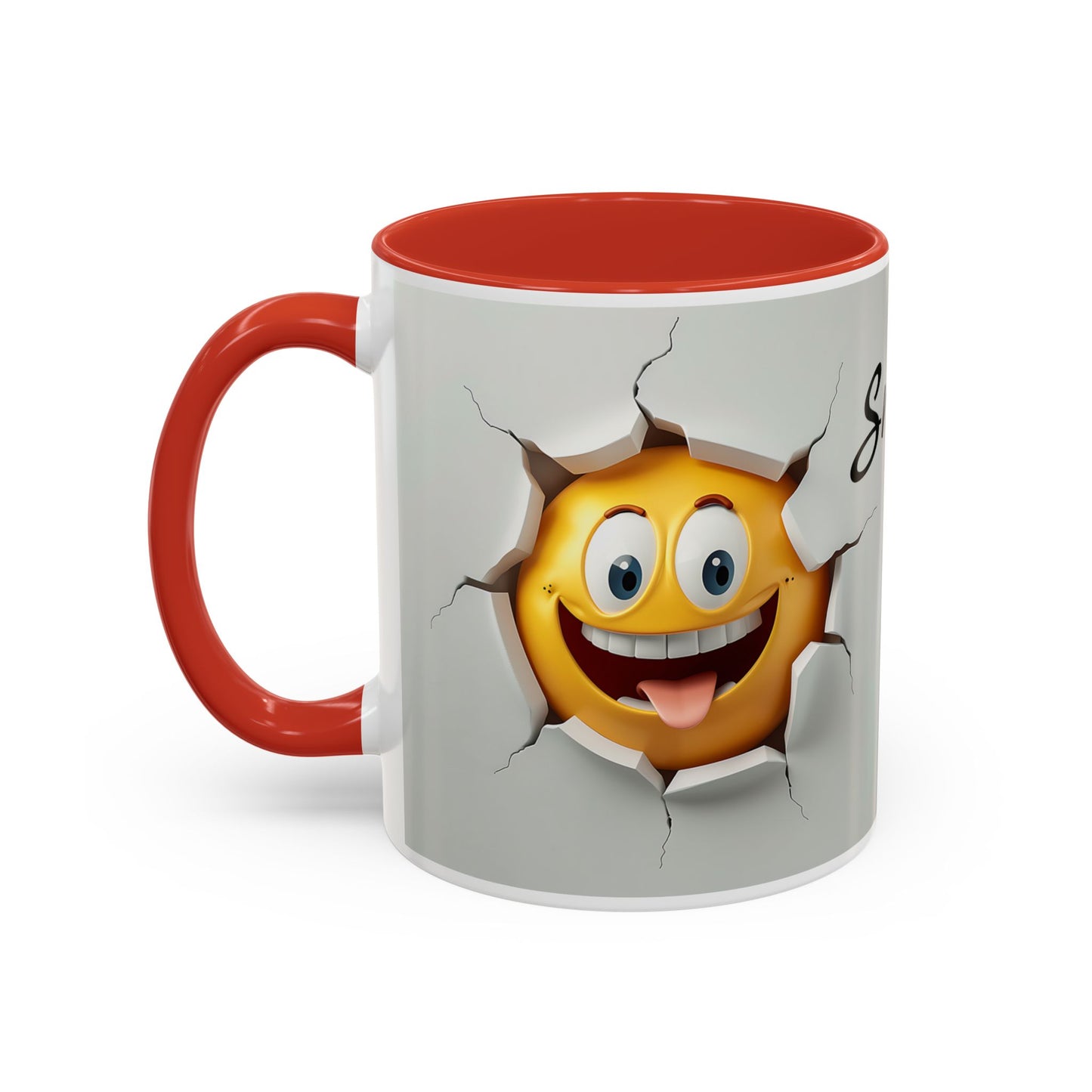 Funny Smile Accent Coffee Mug