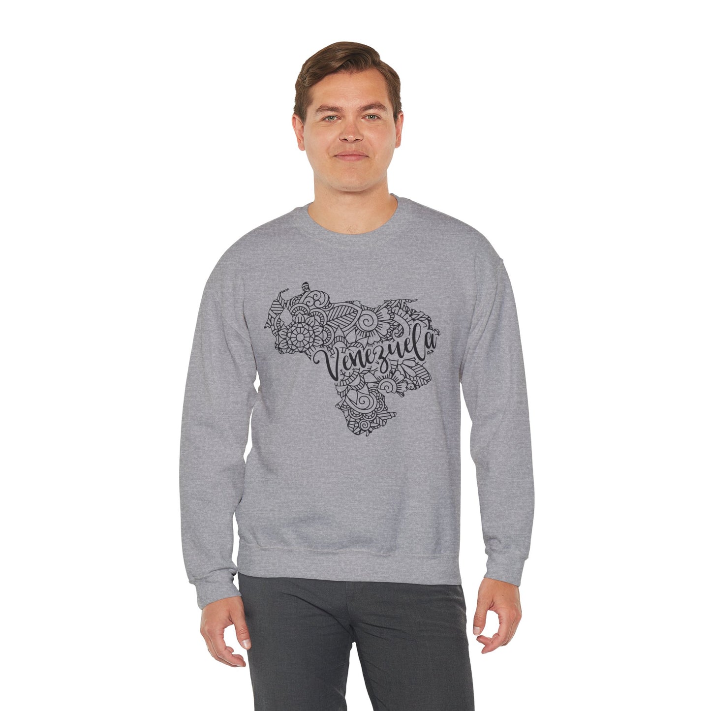 Venezuela Map Crewneck Sweatshirt