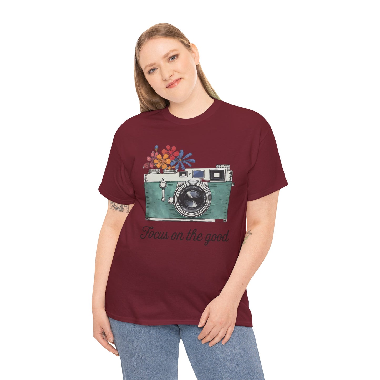 Focus on the Good Unisex Heavy Cotton Tee