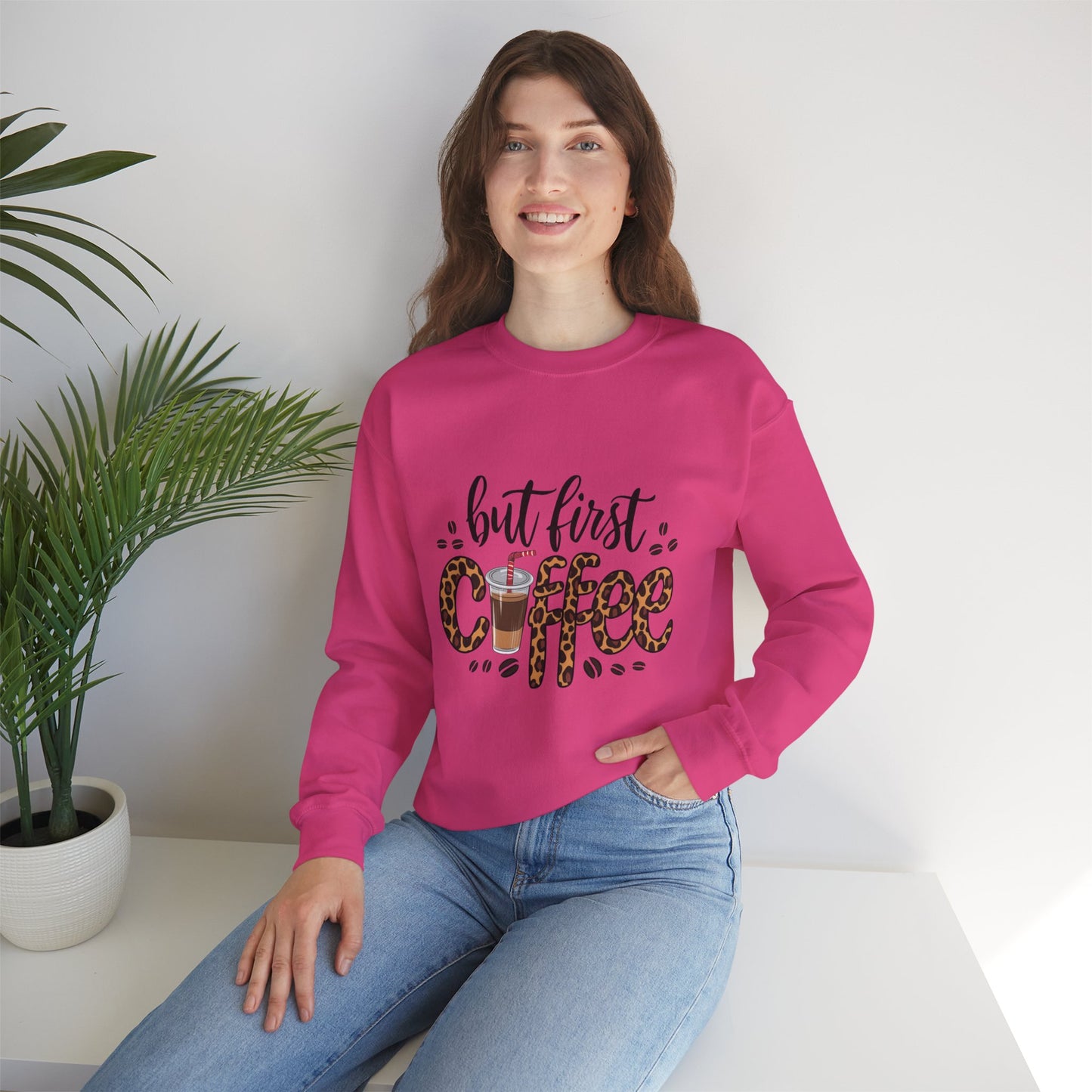 But First Coffee Crewneck Sweatshirt