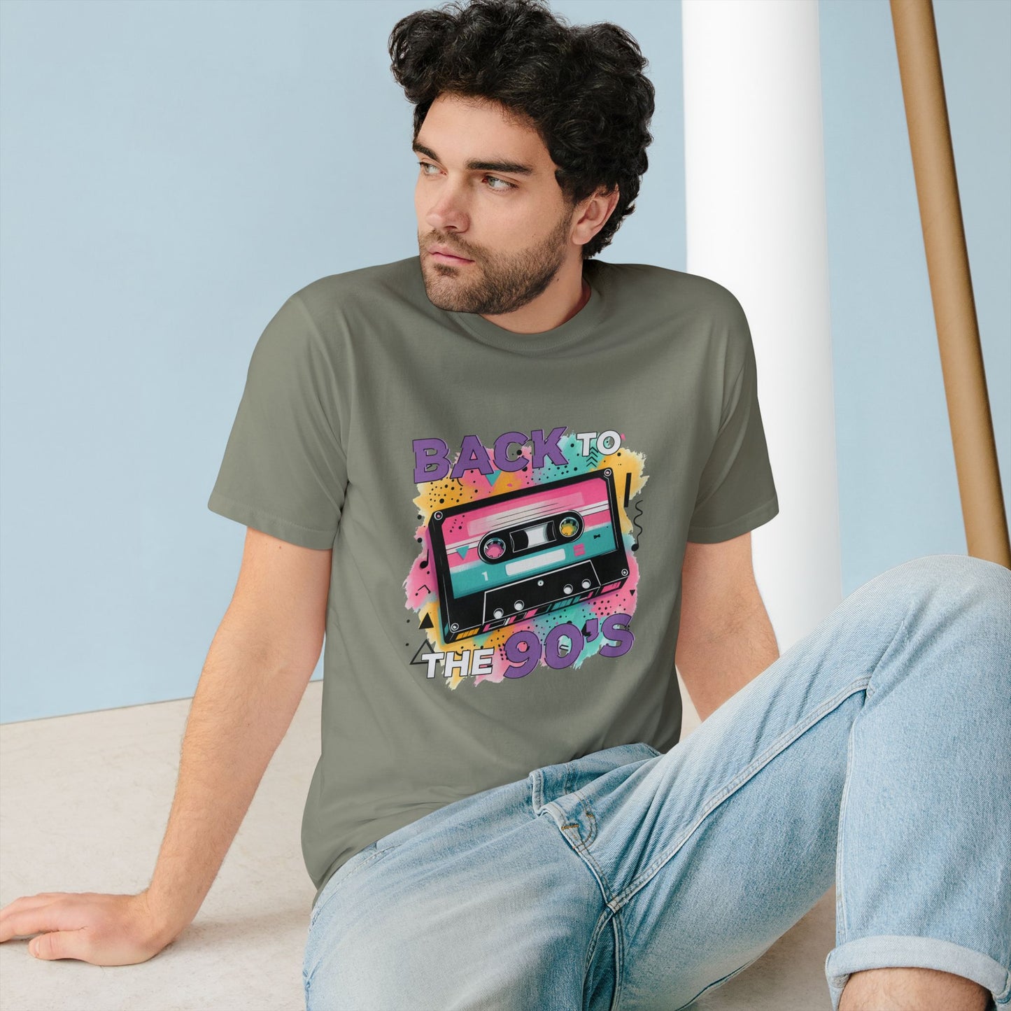 Retro 90's Inspired Organic T-Shirt