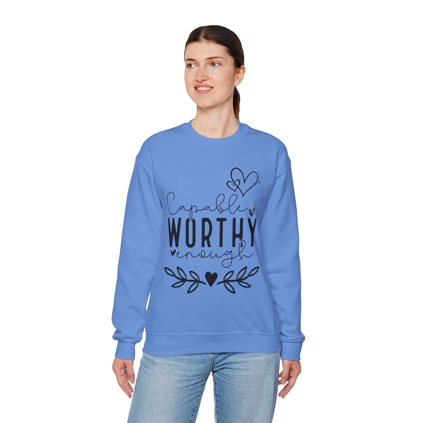 Capable & Worthy Unisex Crewneck Sweatshirt
