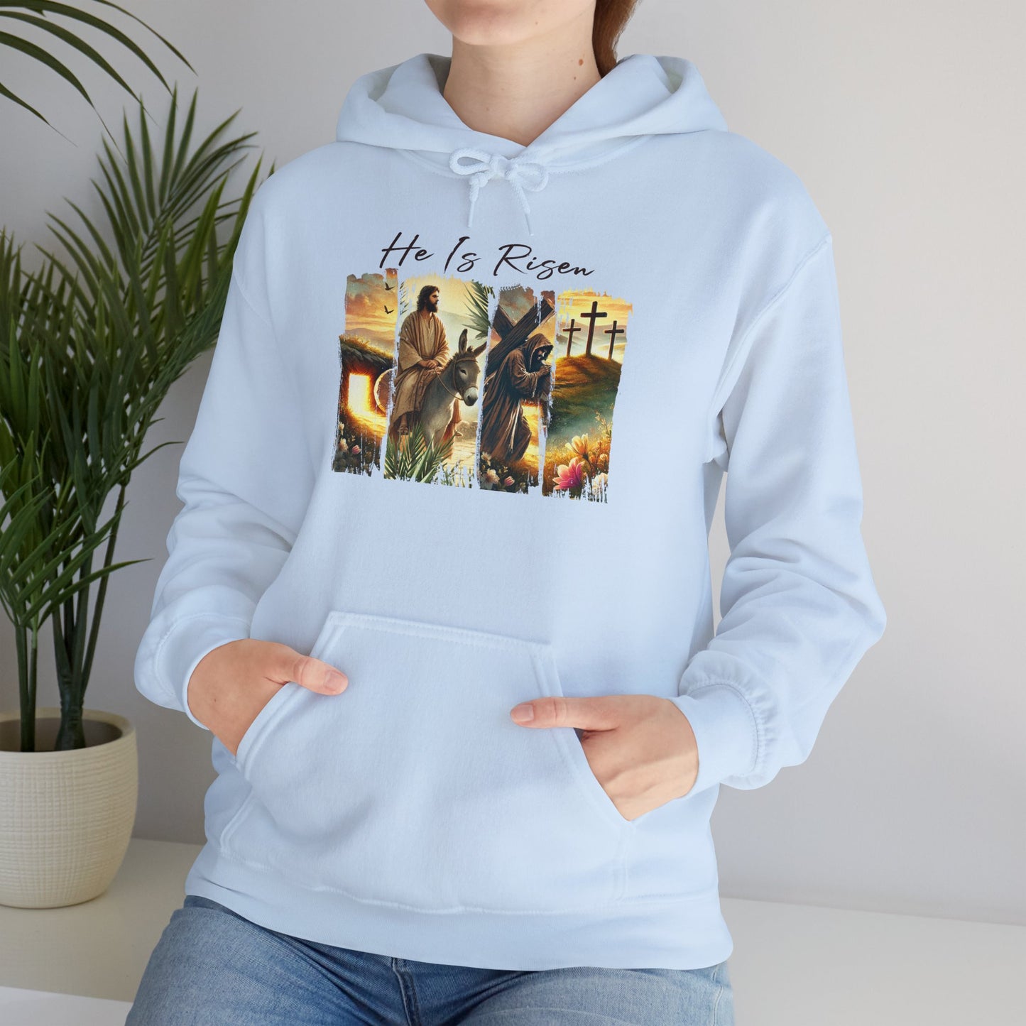 He Is Risen - Heavy Blend Hoodie