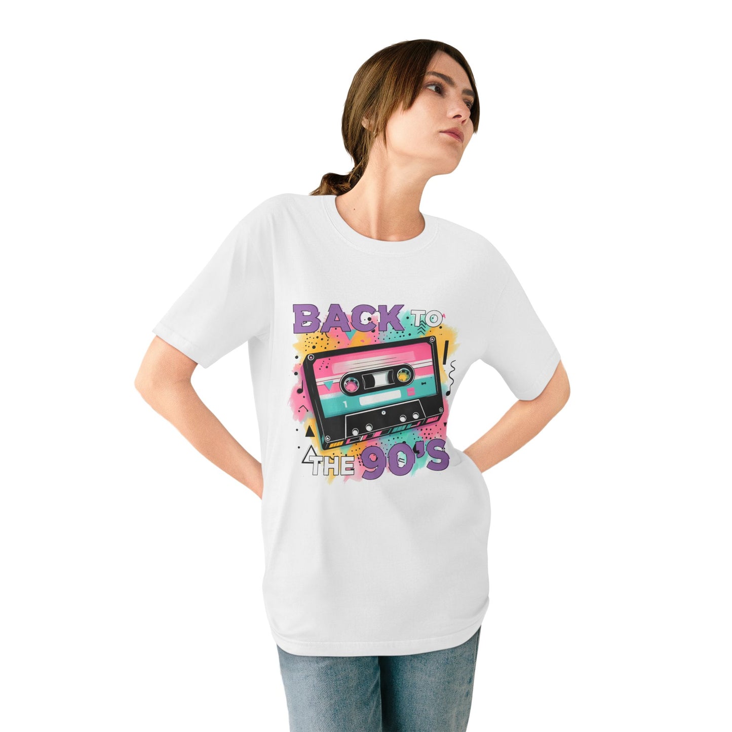 Retro 90's Inspired Organic T-Shirt