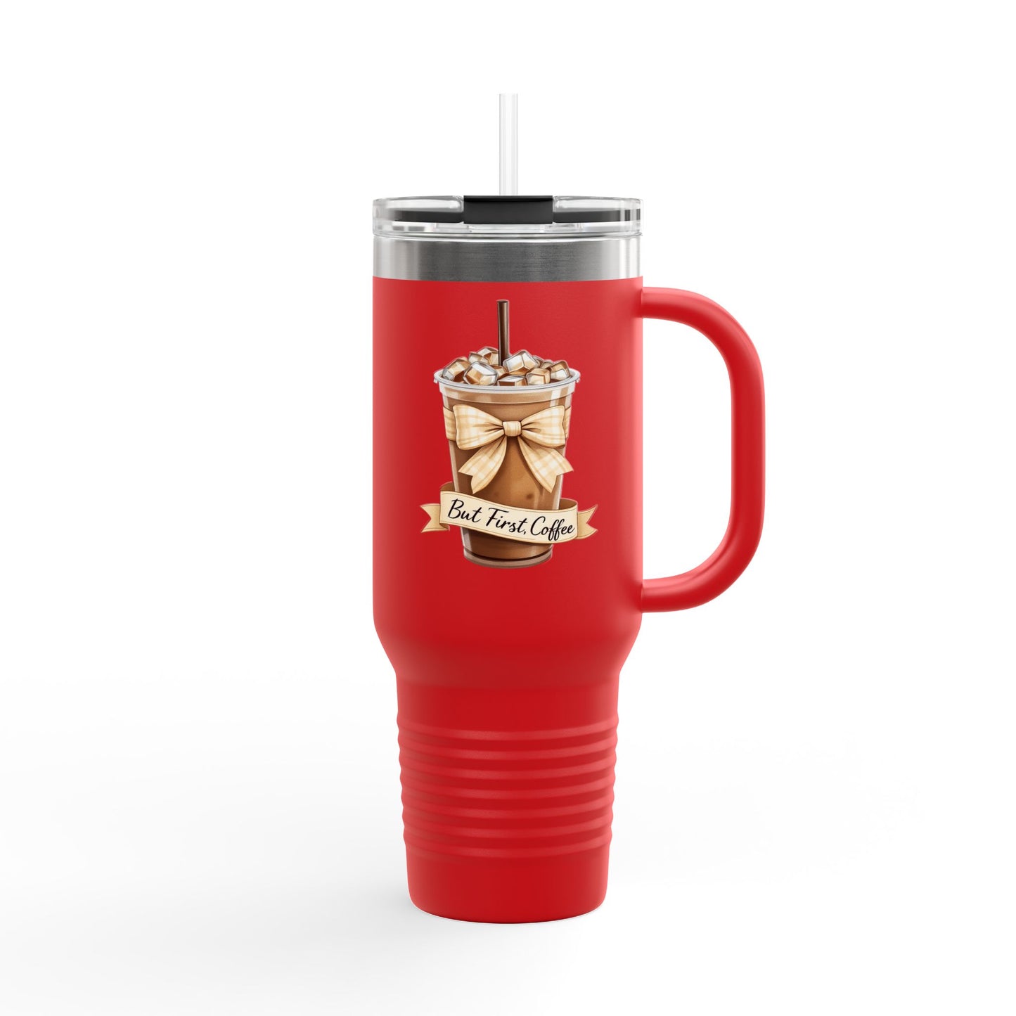 But First Coffee Insulated Travel Mug
