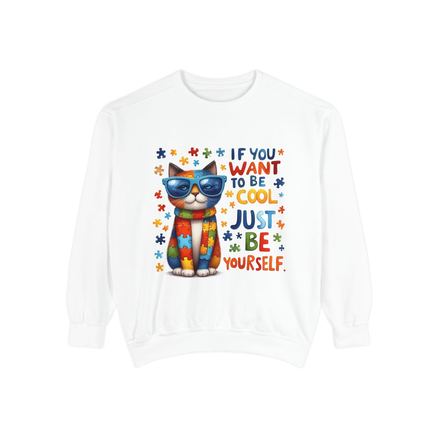 Cool Cat Inspirational Sweatshirt