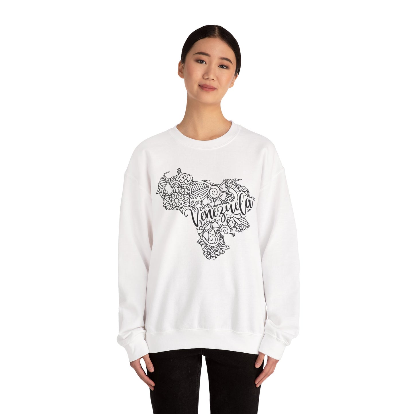 Venezuela Map Crewneck Sweatshirt