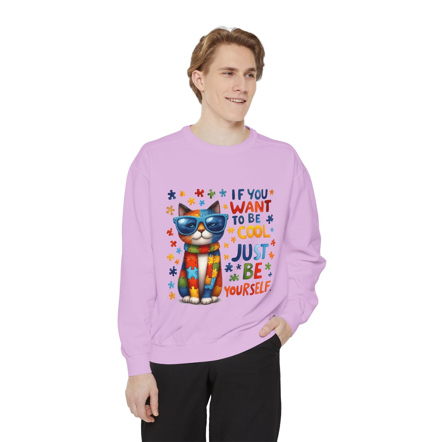 Cool Cat Inspirational Sweatshirt