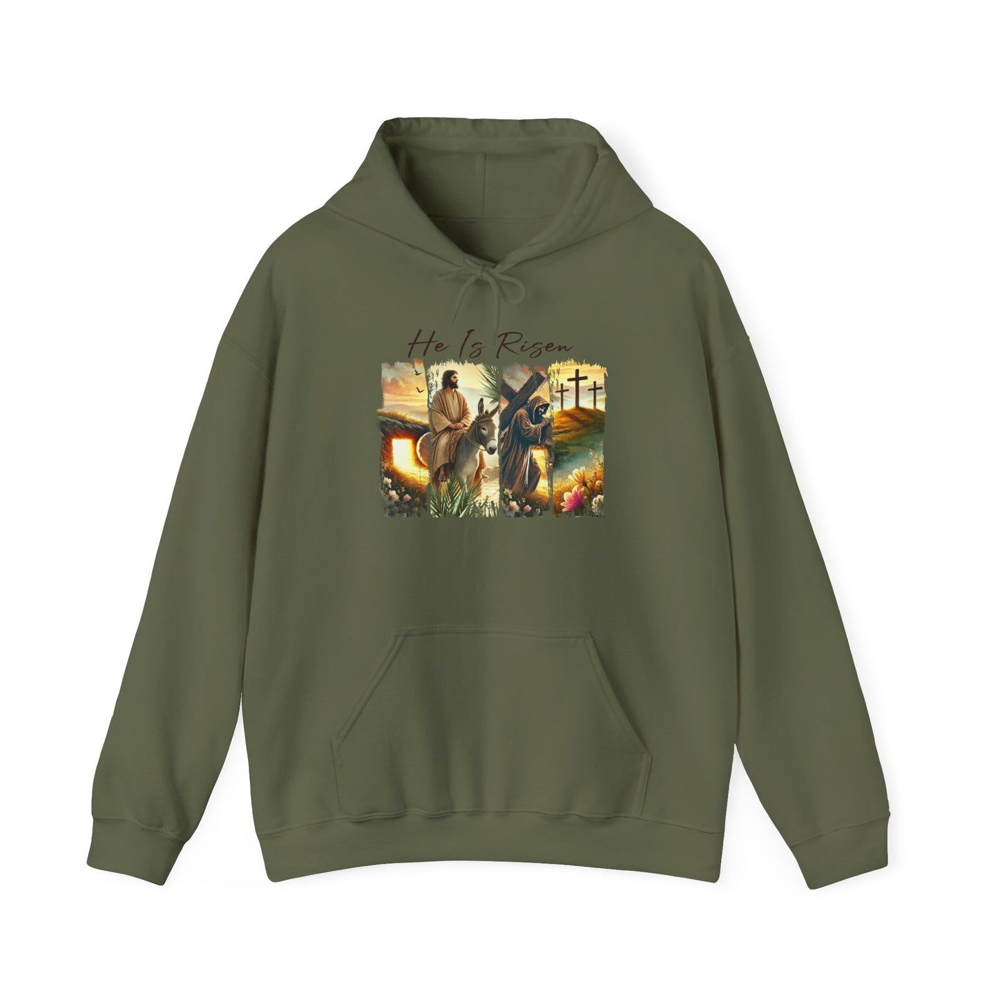 He Is Risen - Heavy Blend Hoodie