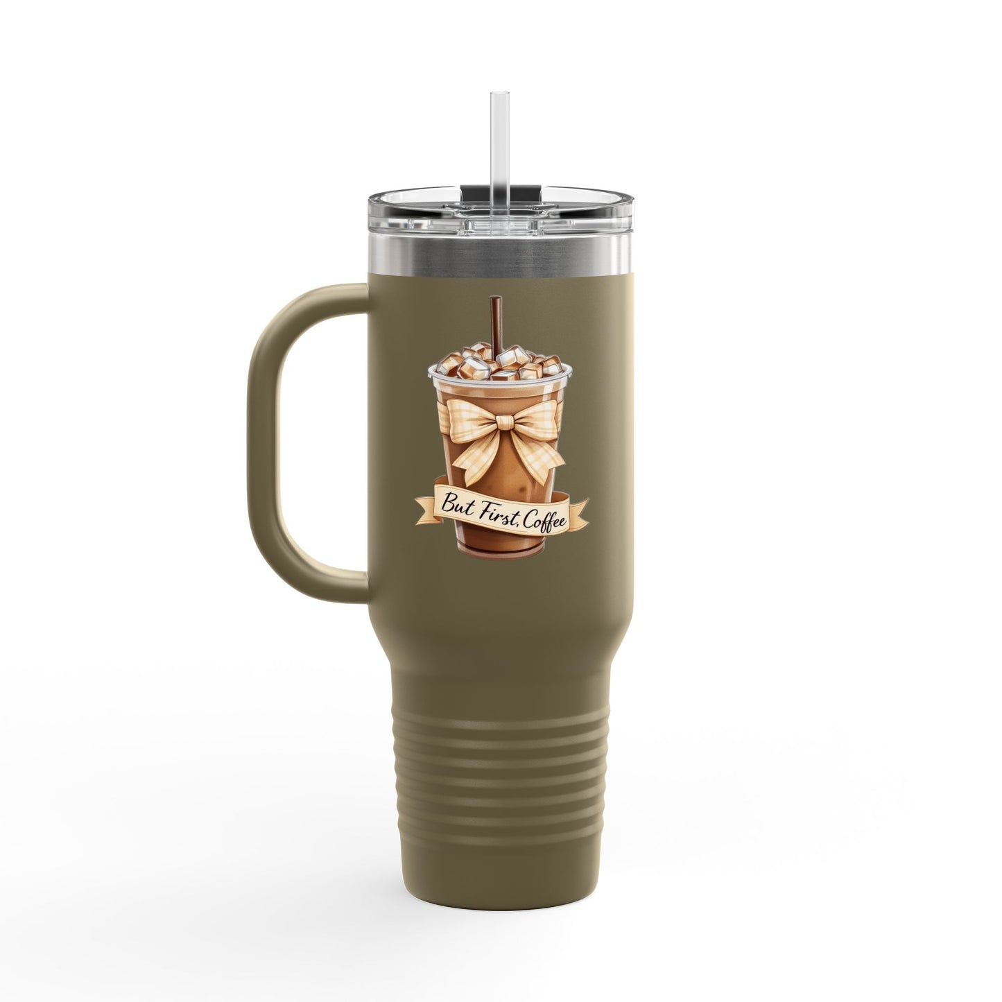 But First Coffee Insulated Travel Mug