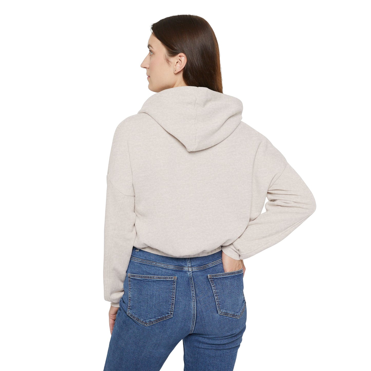 Dog Mom Cinched Bottom Hoodie for Dog Lovers