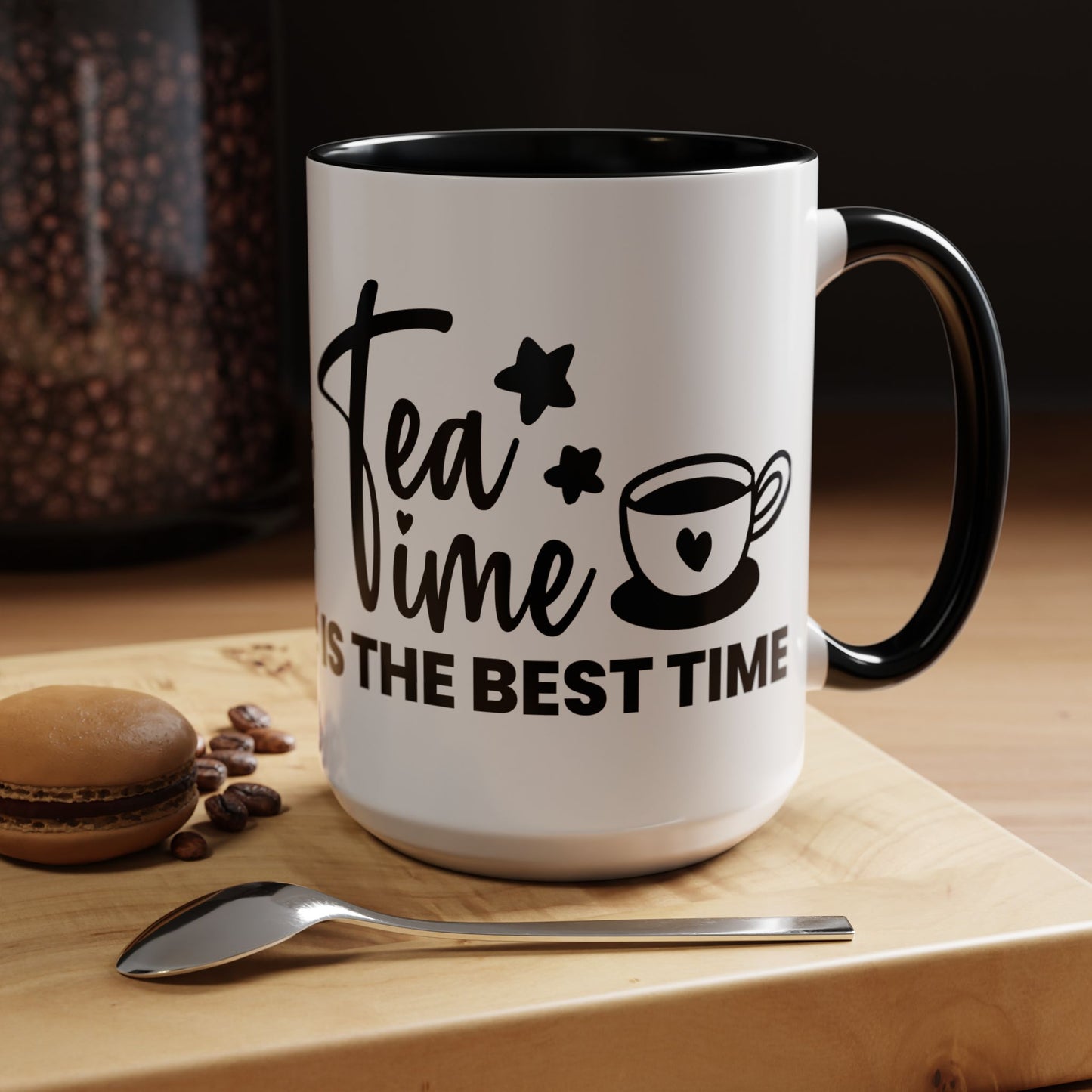 Tea Time Accent Coffee Mug