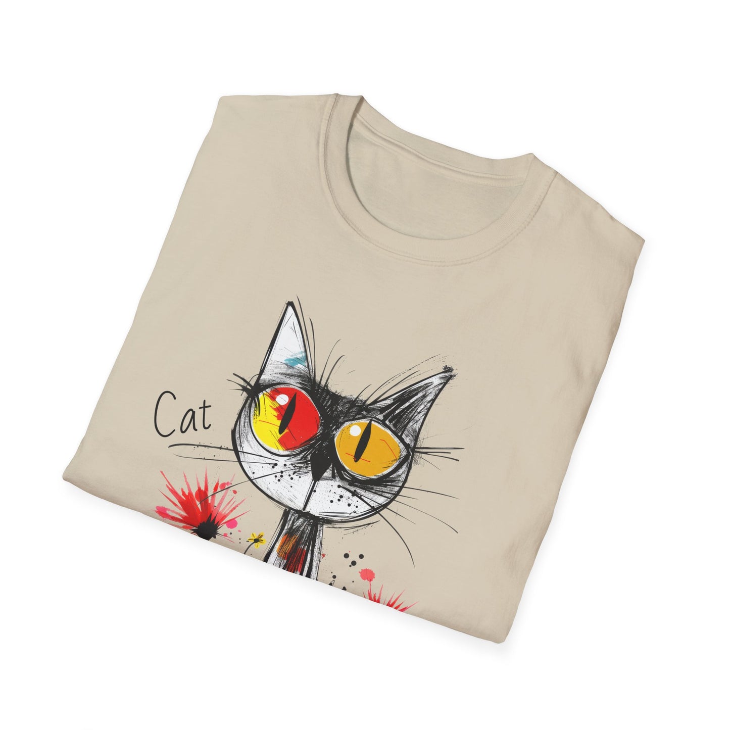 Cat Love Unisex Softstyle T-Shirt