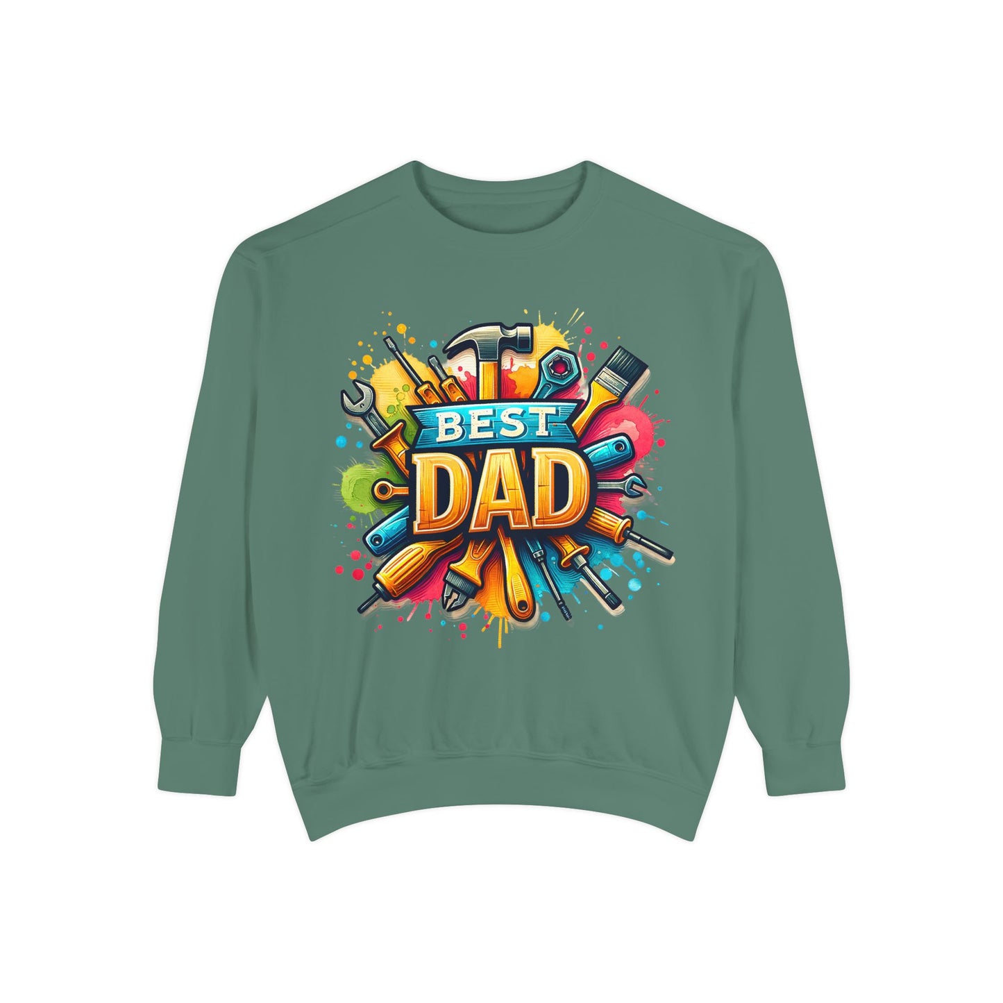 Best Dad Garment-Dyed Sweatshirt