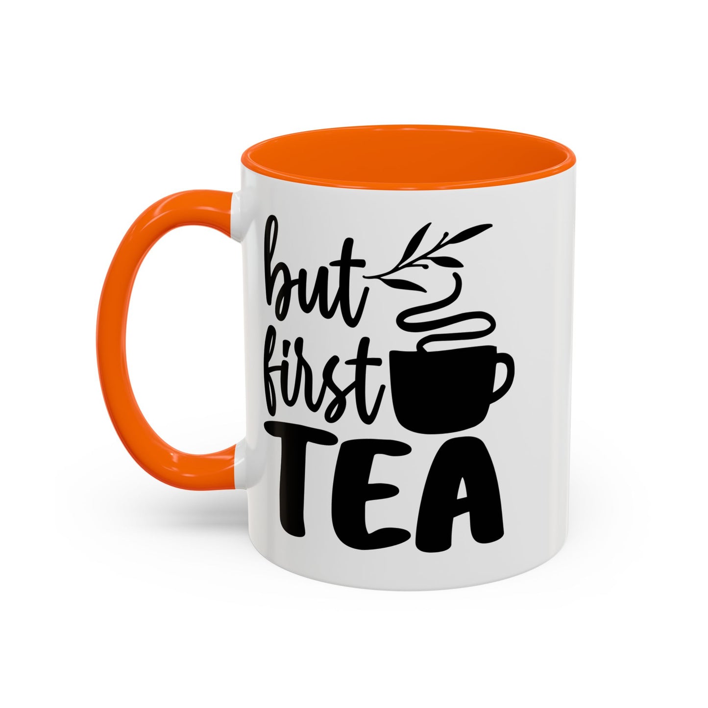 But First Tea Accent Coffee Mug