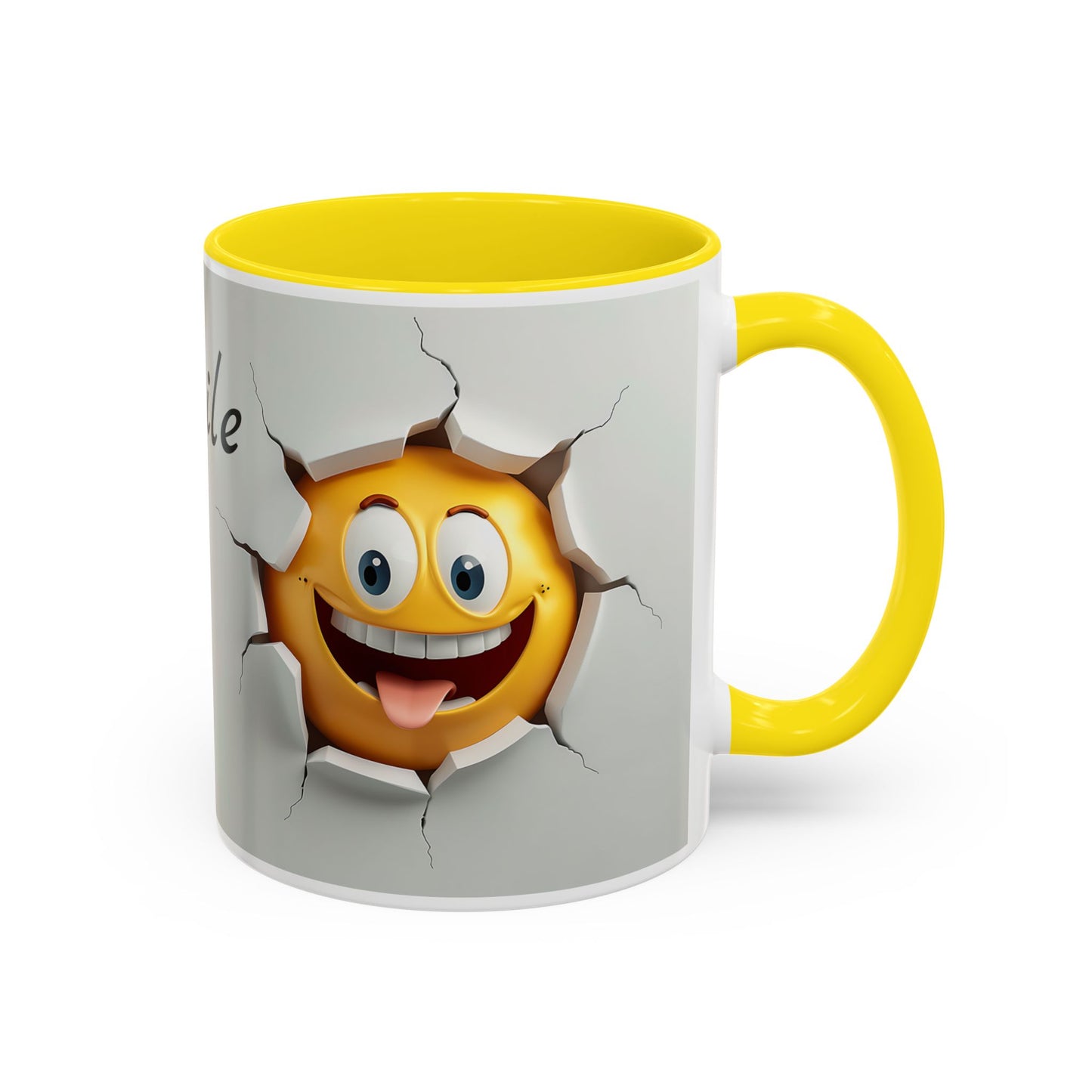 Funny Smile Accent Coffee Mug