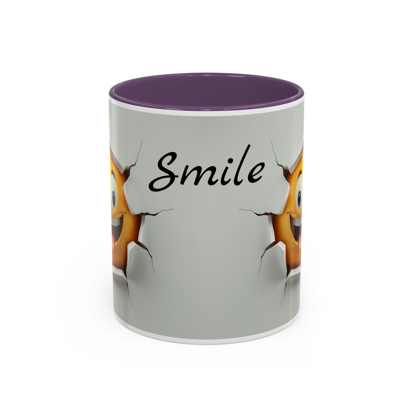 Funny Smile Accent Coffee Mug
