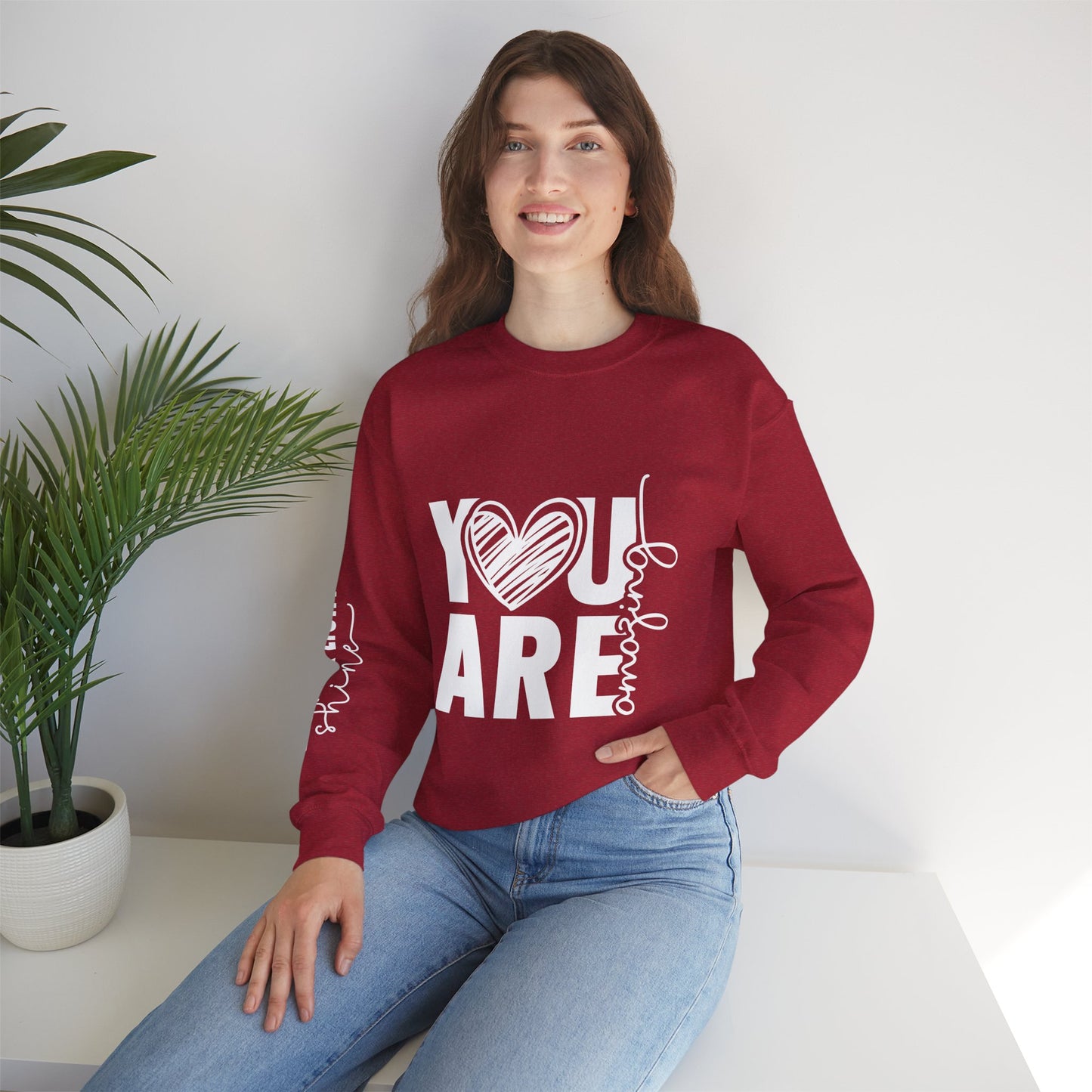 You Are Loved Unisex Crewneck Sweatshirt