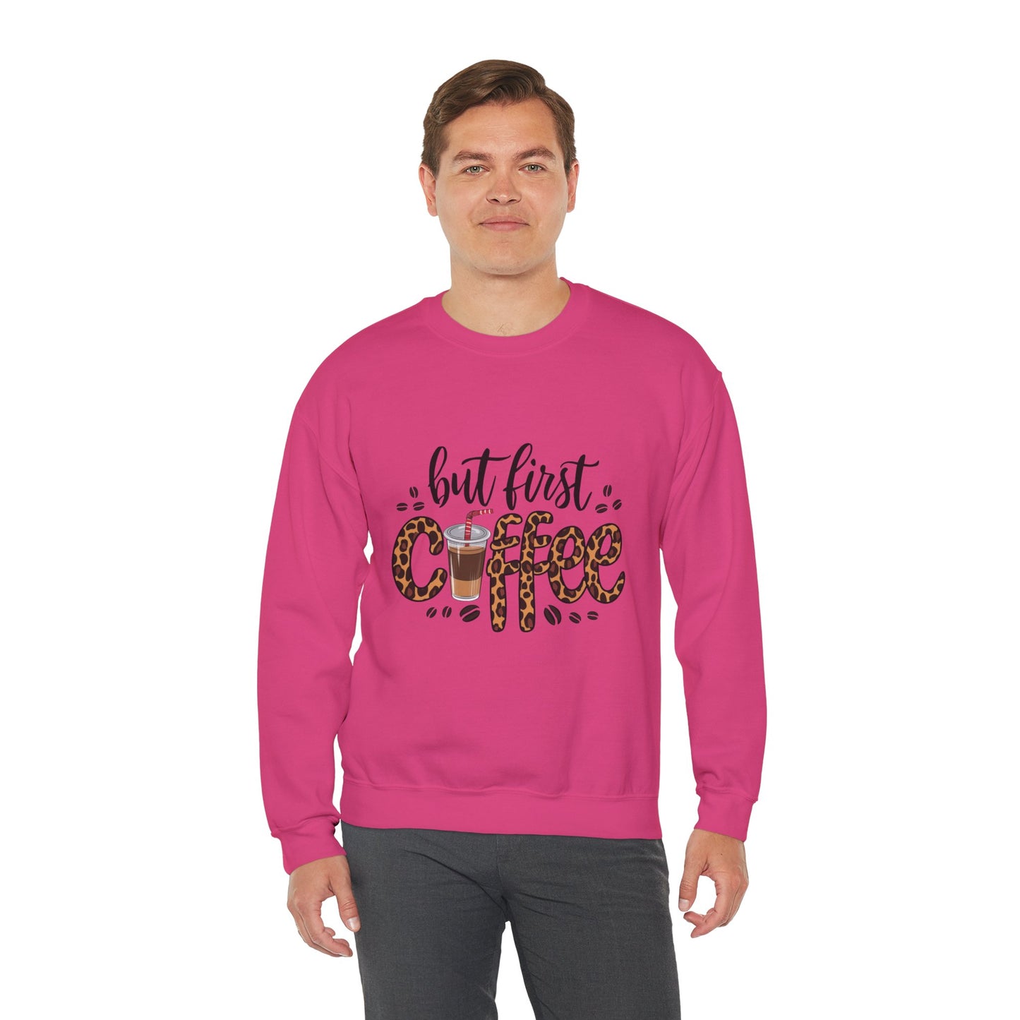 But First Coffee Crewneck Sweatshirt