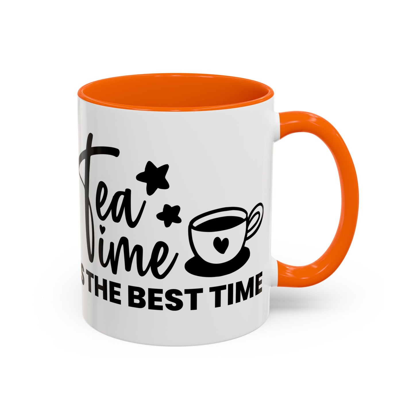 Tea Time Accent Coffee Mug