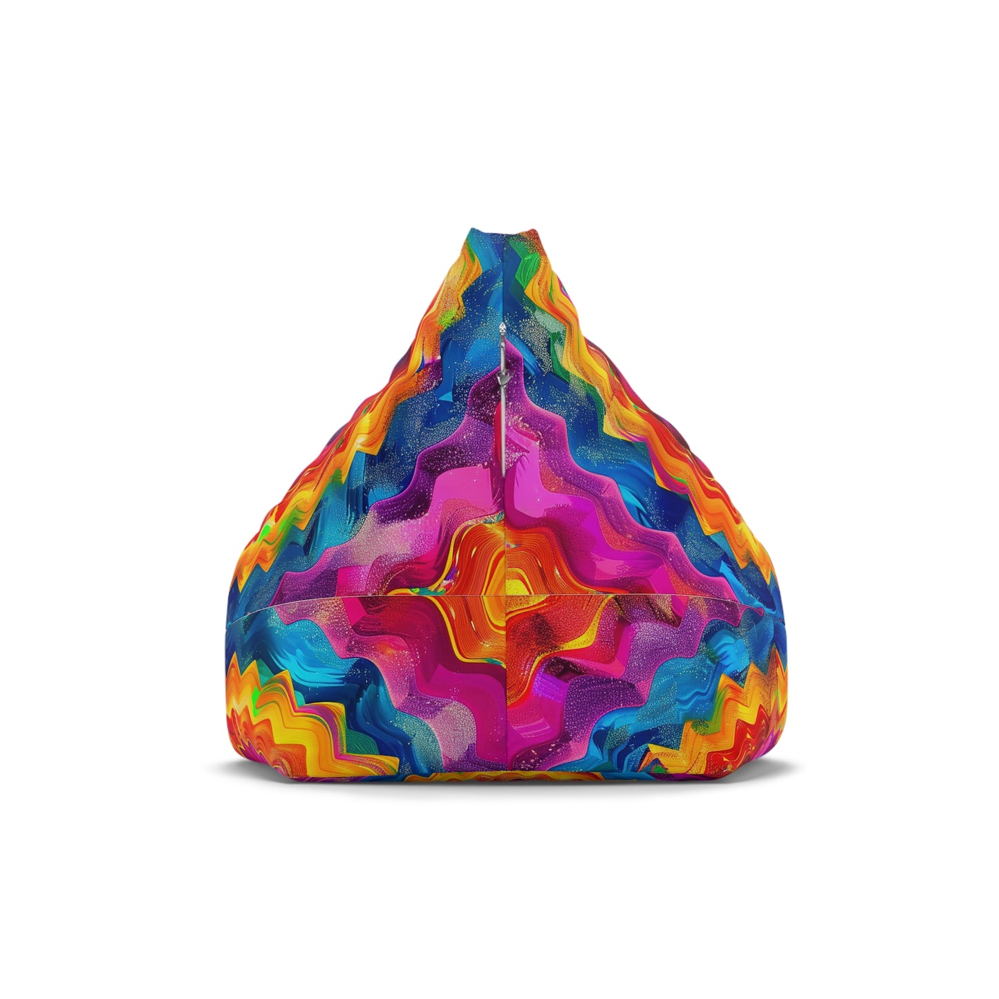 Colorful Zigzag Bean Bag Chair Cover