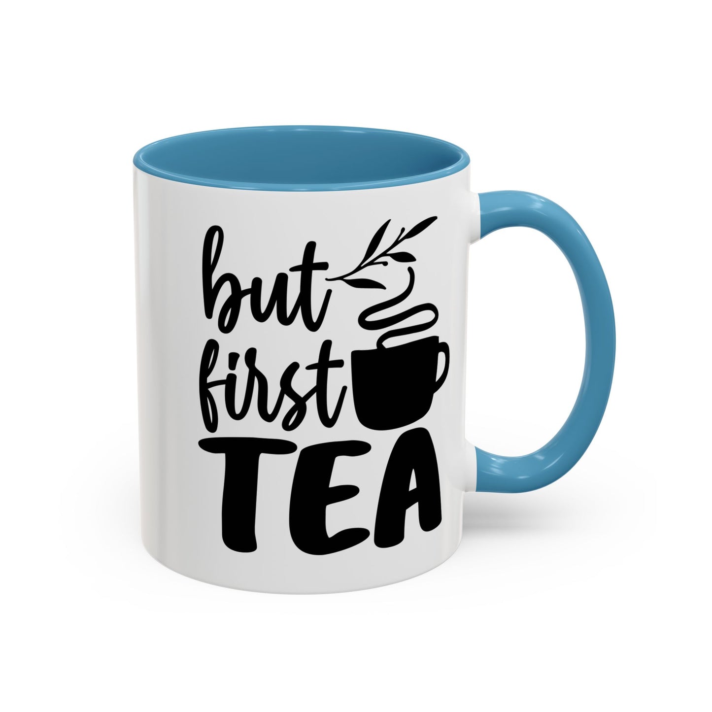 But First Tea Accent Coffee Mug