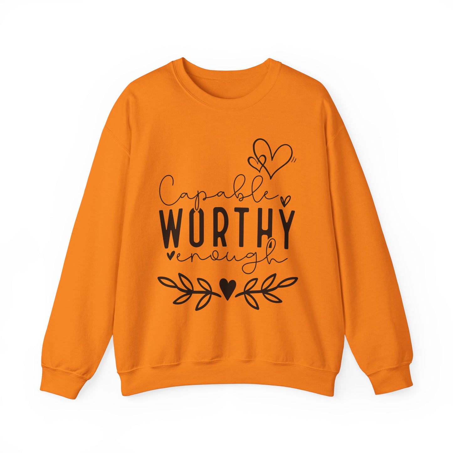 Capable & Worthy Unisex Crewneck Sweatshirt