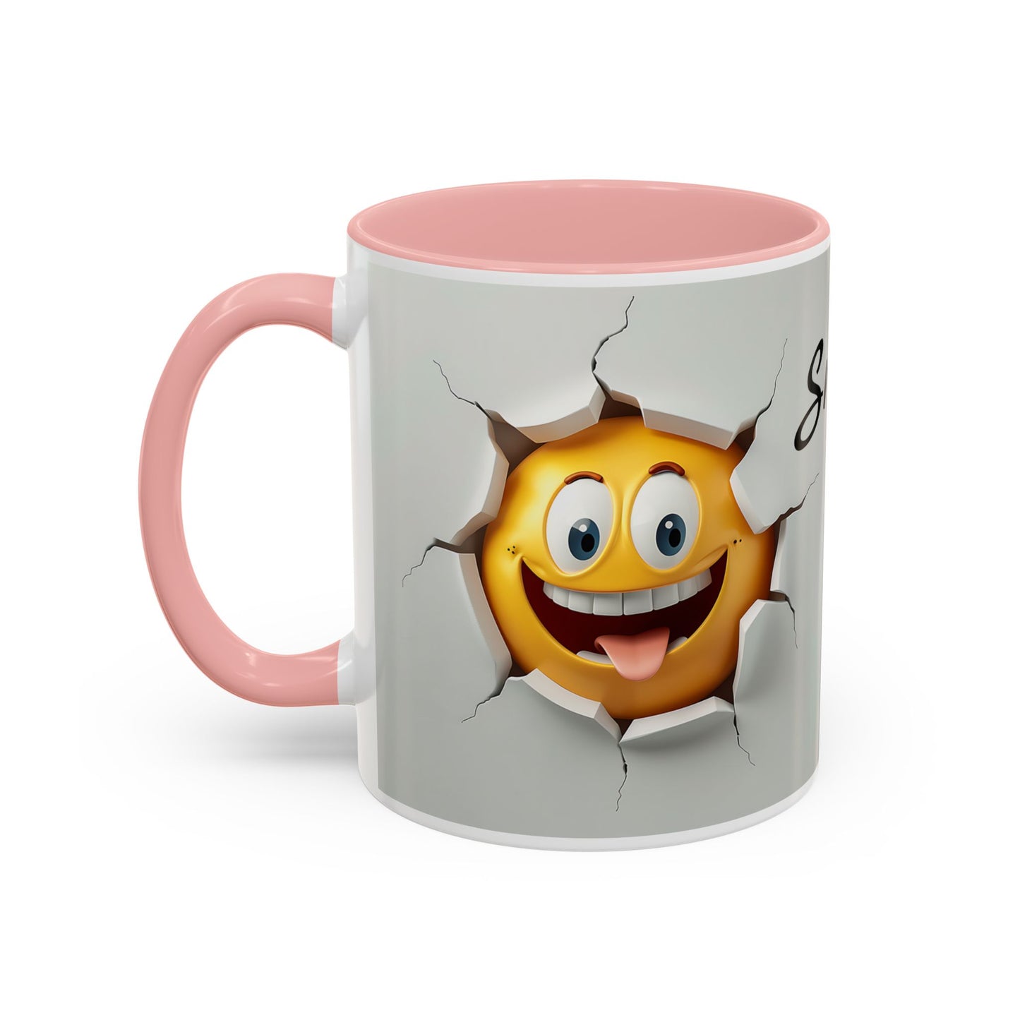 Funny Smile Accent Coffee Mug