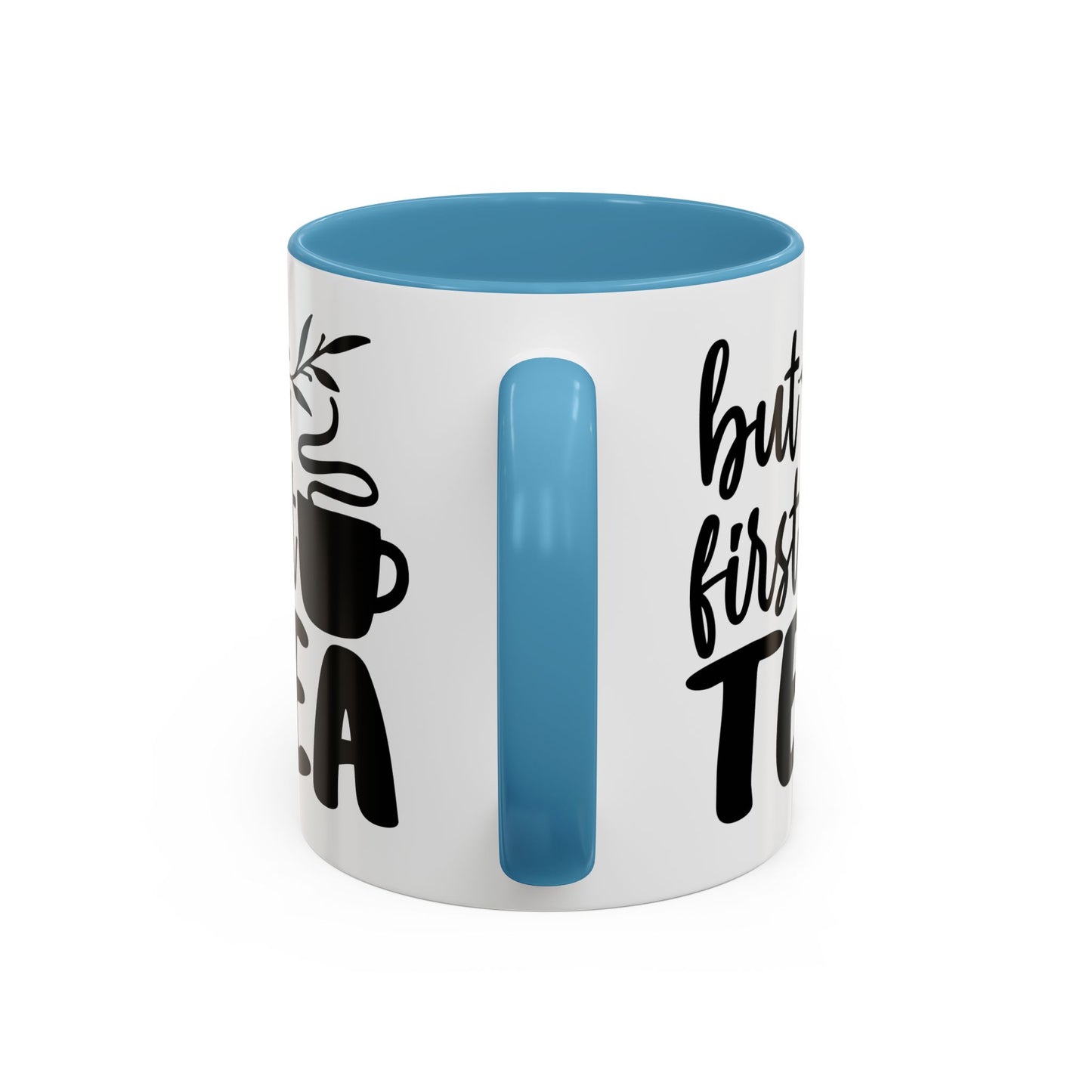 But First Tea Accent Coffee Mug