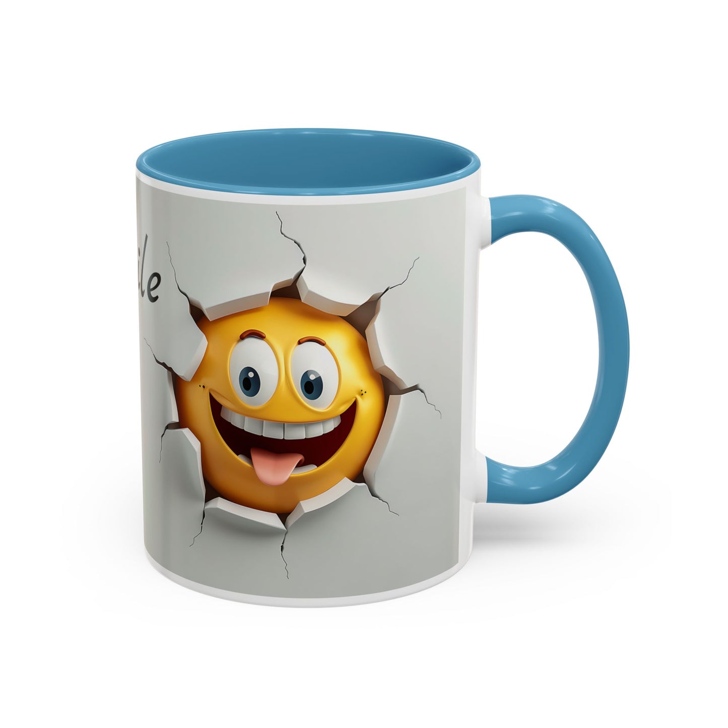 Funny Smile Accent Coffee Mug