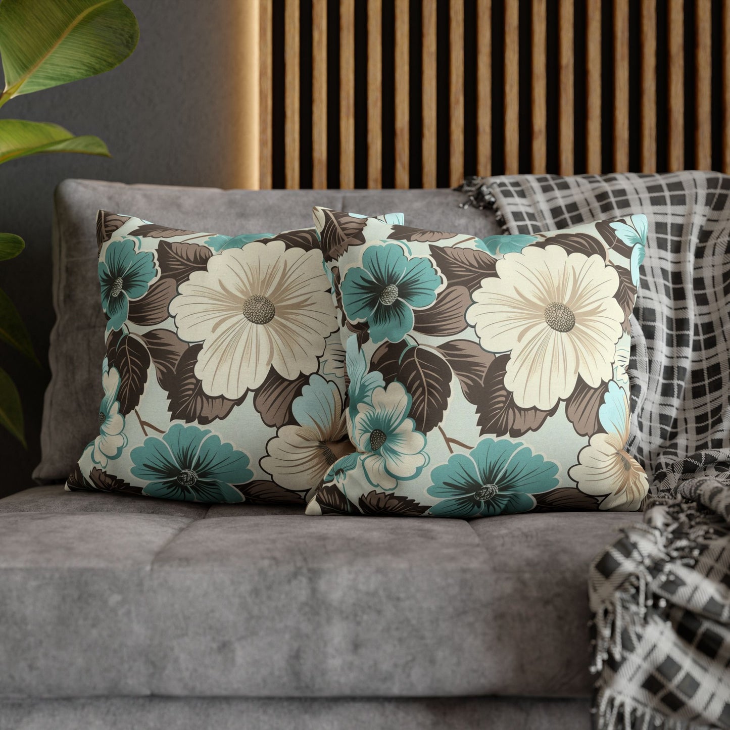 Floral Decorative Pillowcase