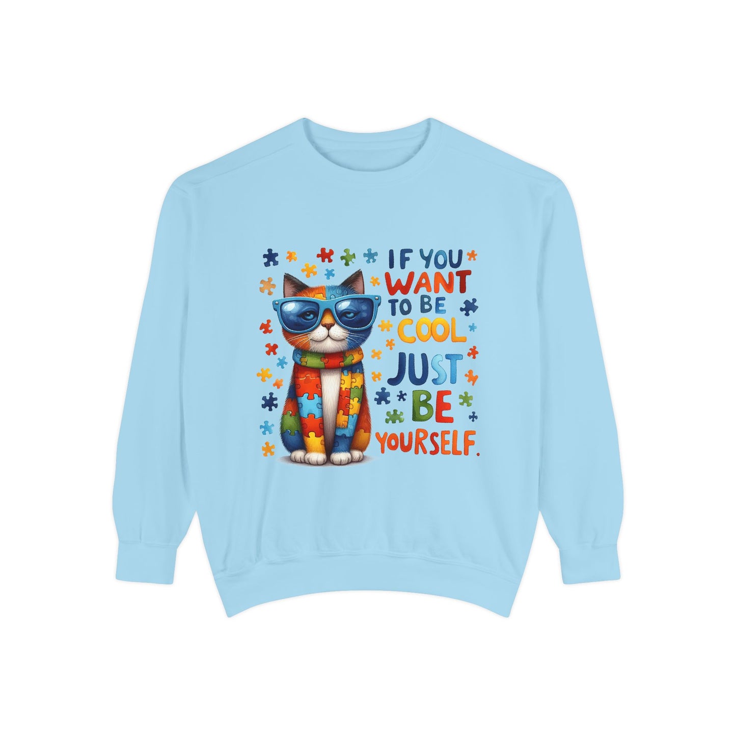 Cool Cat Inspirational Sweatshirt