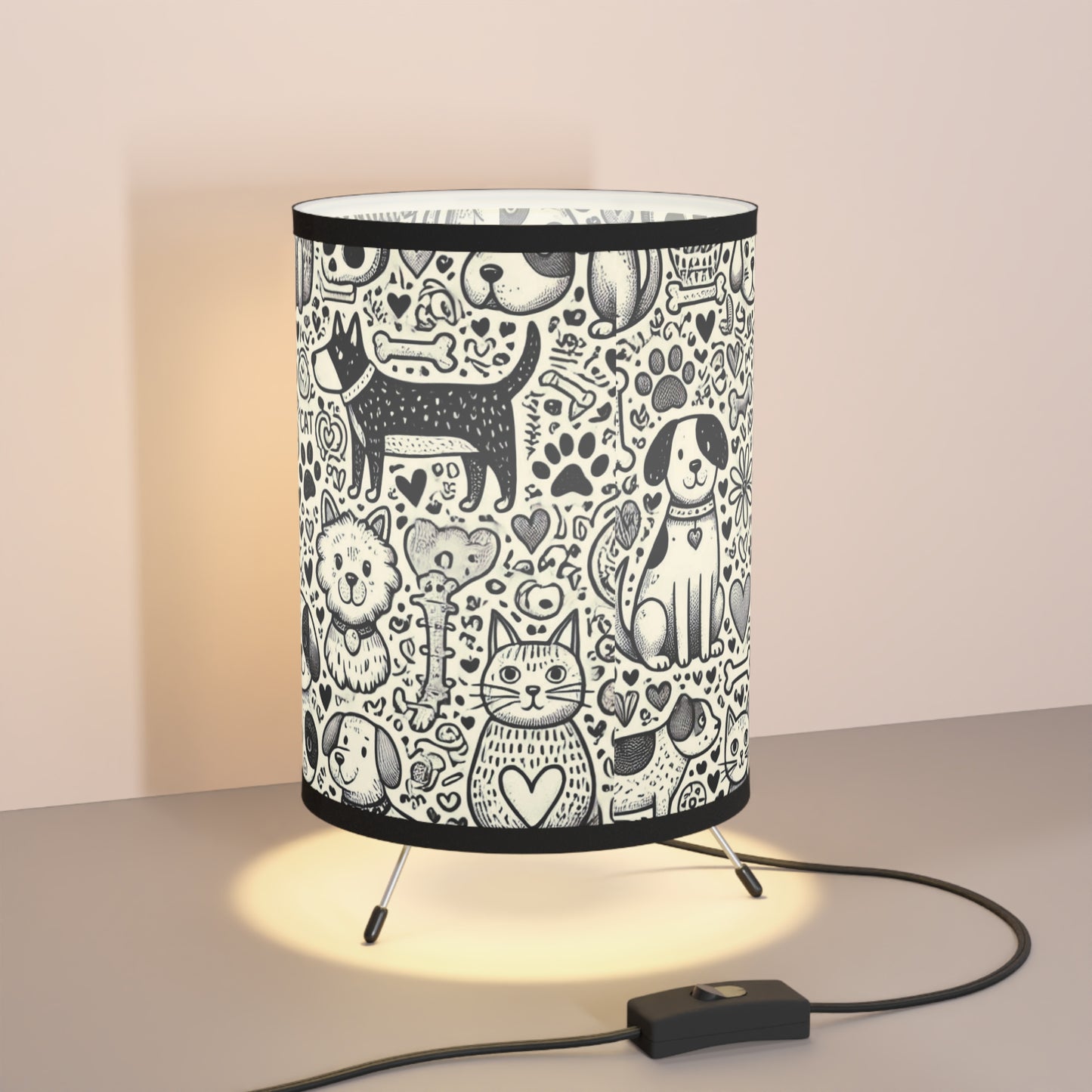 Pet Lover's Tripod Lamp