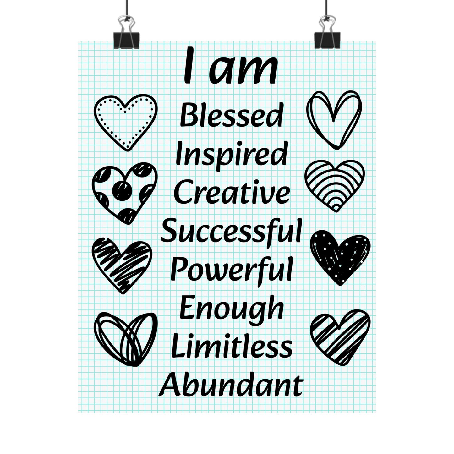 Inspirational Matte Vertical Poster