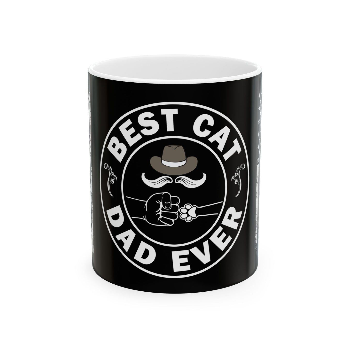 Best Cat Dad Ever Ceramic Mug