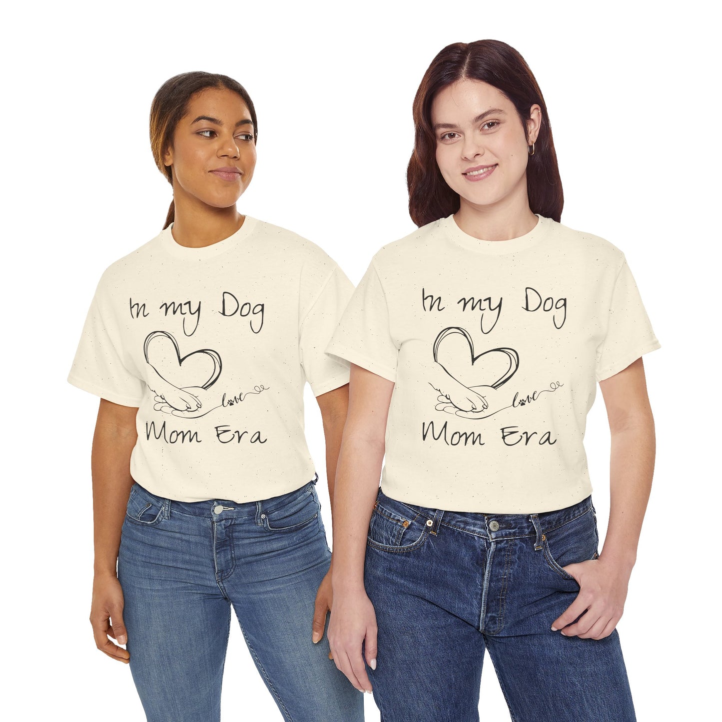 In My Dog Mom Era Unisex Heavy Cotton Tee