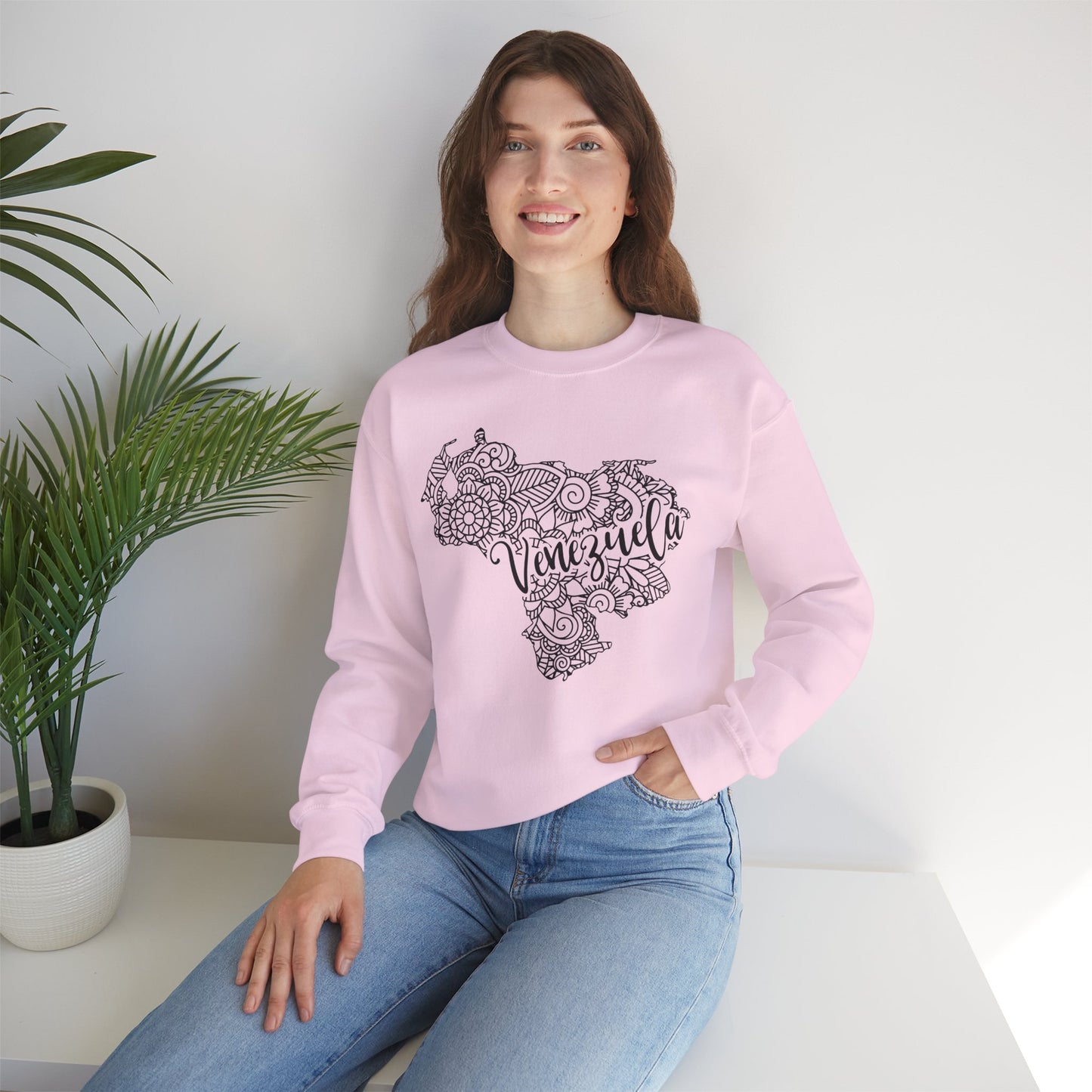 Venezuela Map Crewneck Sweatshirt