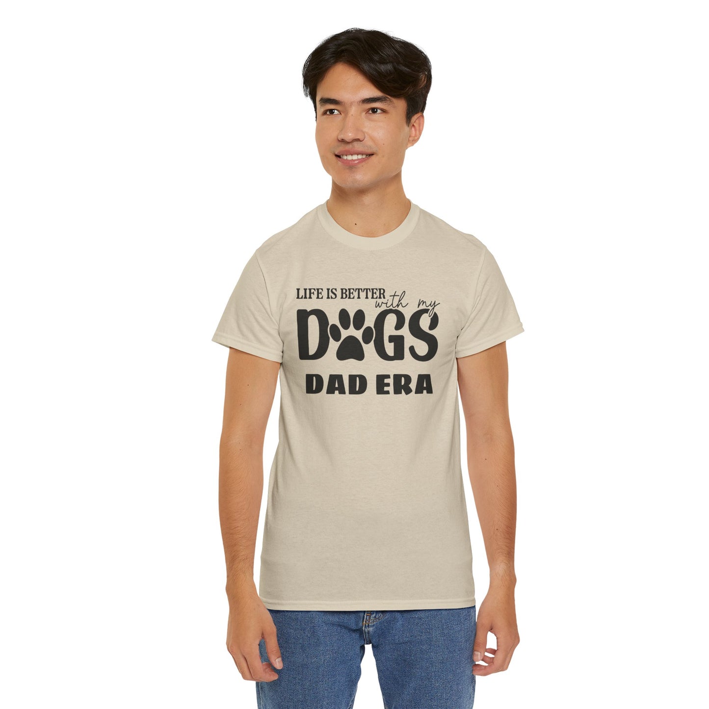 Life is Better with My Dogs Unisex Heavy Cotton Tee