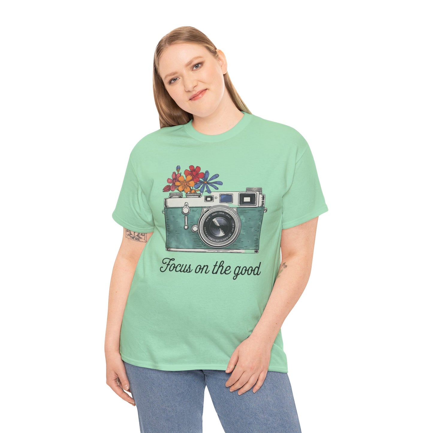 Focus on the Good Unisex Heavy Cotton Tee