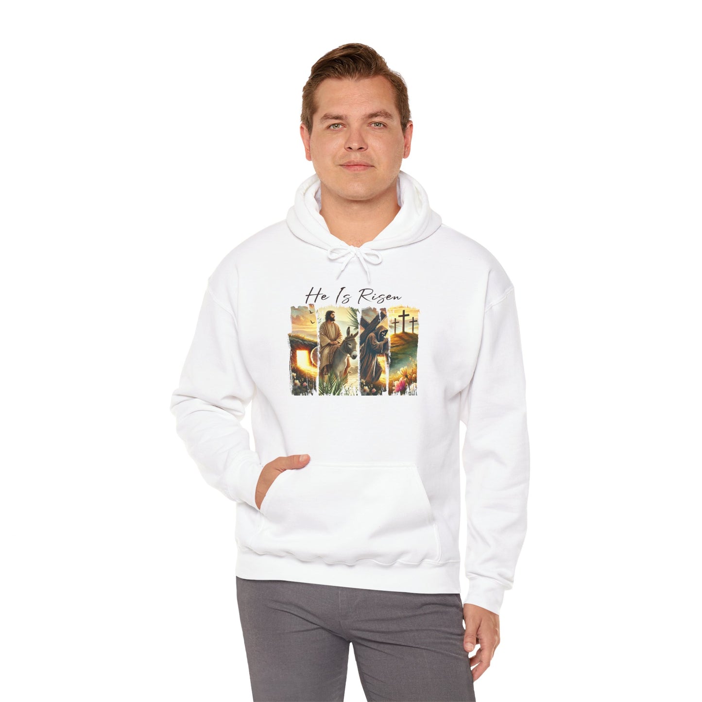 He Is Risen - Heavy Blend Hoodie