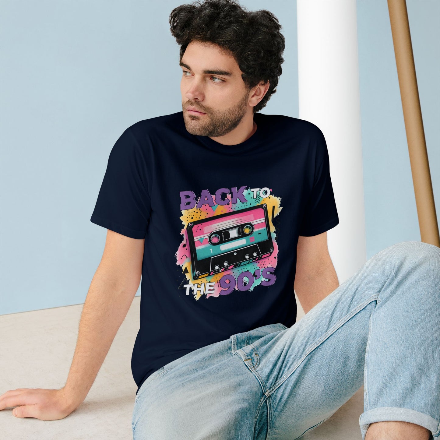 Retro 90's Inspired Organic T-Shirt