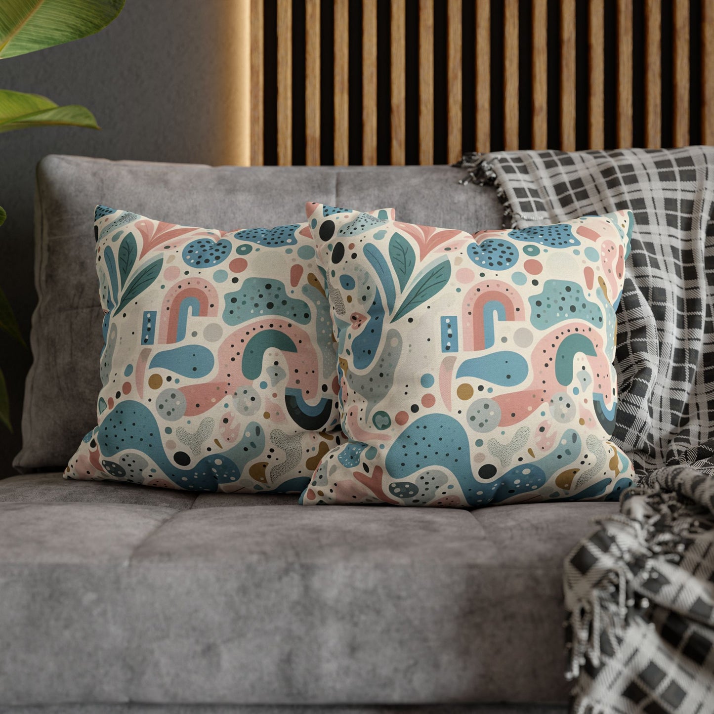 Whimsical Abstract Decor Pillowcase