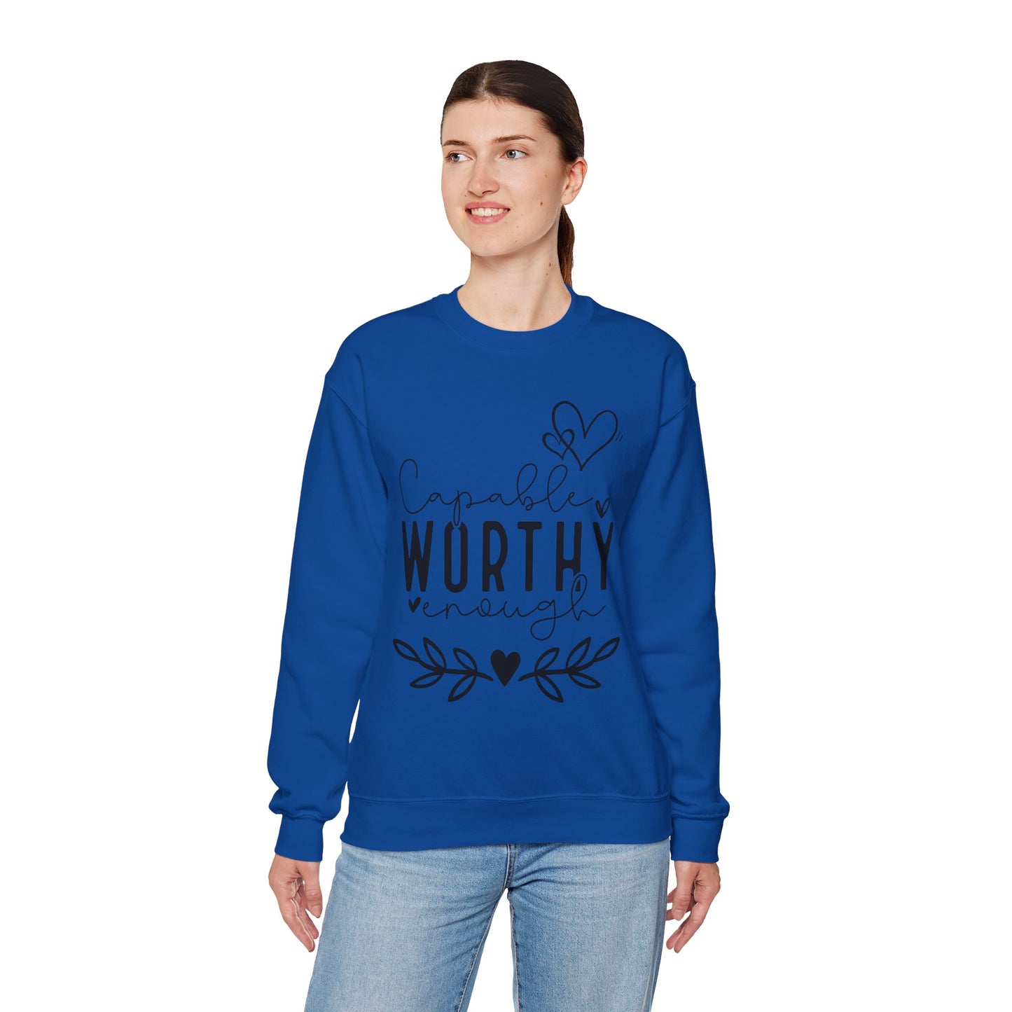 Capable & Worthy Unisex Crewneck Sweatshirt