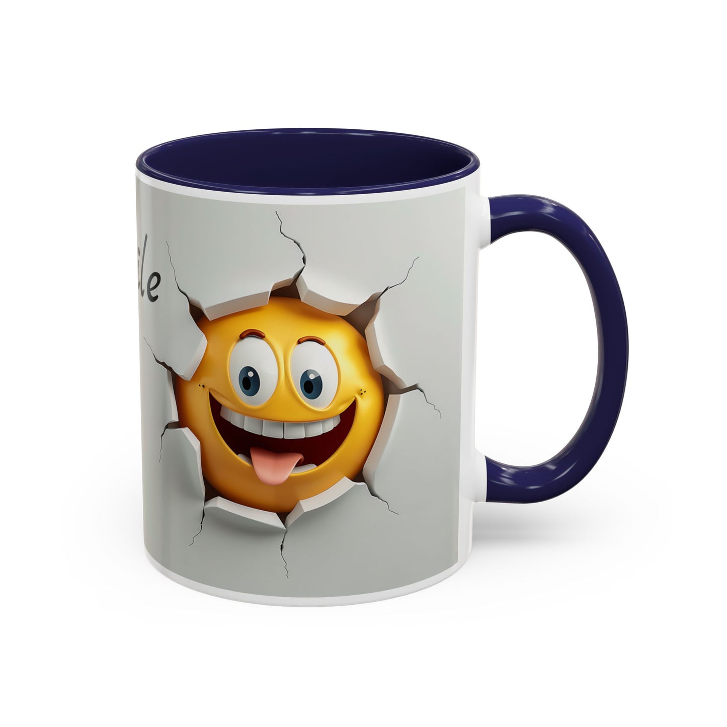 Funny Smile Accent Coffee Mug