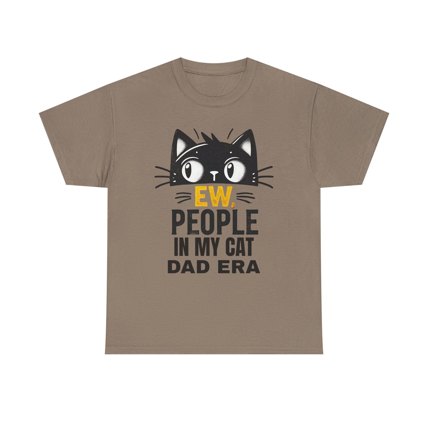 PEOPLE IN MY CAT DAD ERA Unisex Heavy Cotton Tee