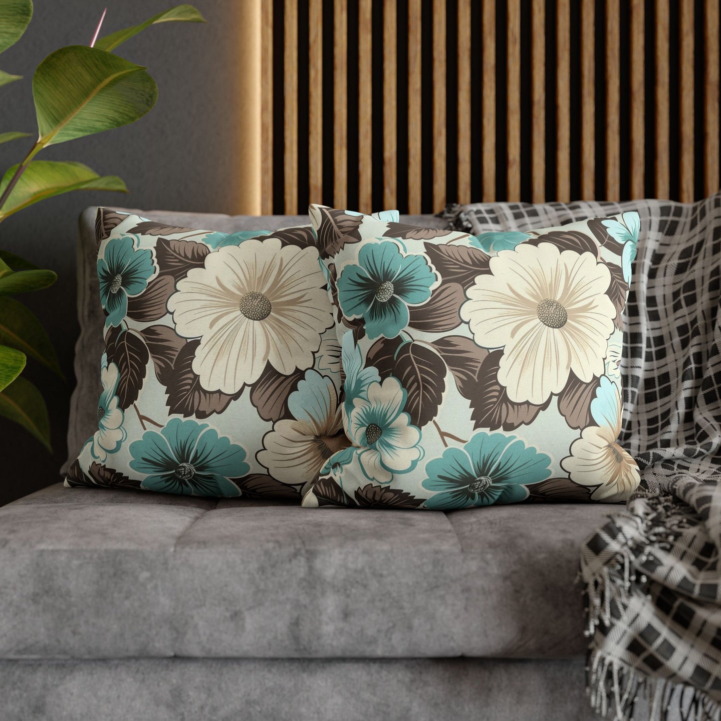 Floral Decorative Pillowcase
